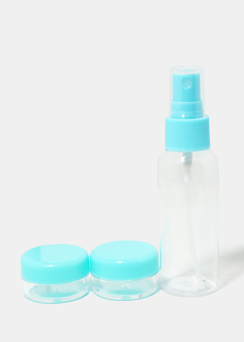 3-Piece Travel Spray Bottle & Jar Set Blue LIFE - Shop Miss A