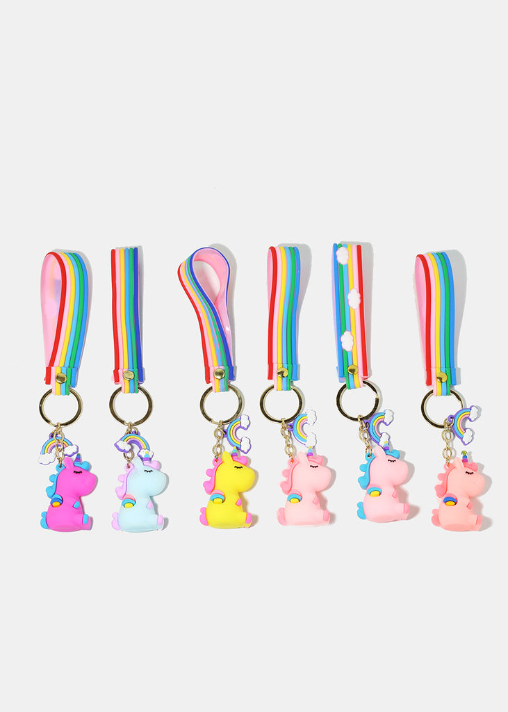 Colorful Unicorn Keychain  ACCESSORIES - Shop Miss A
