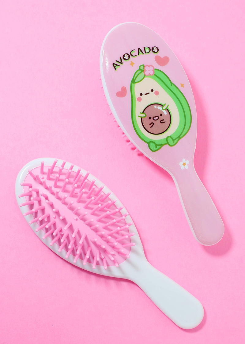 Cute Avocado Print Hair Brush  ACCESSORIES - Shop Miss A