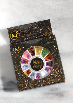 Multi-Color Holographic Nail Art  NAILS - Shop Miss A