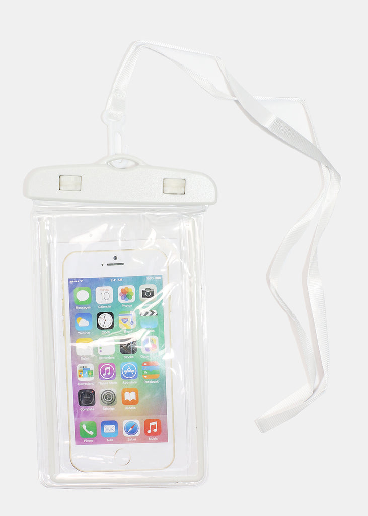 Waterproof Phone Pouch White ACCESSORIES - Shop Miss A