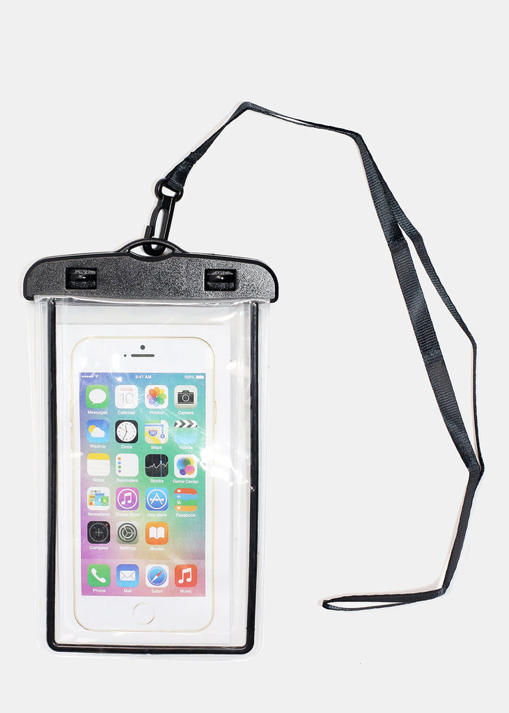 Waterproof Phone Pouch Black ACCESSORIES - Shop Miss A