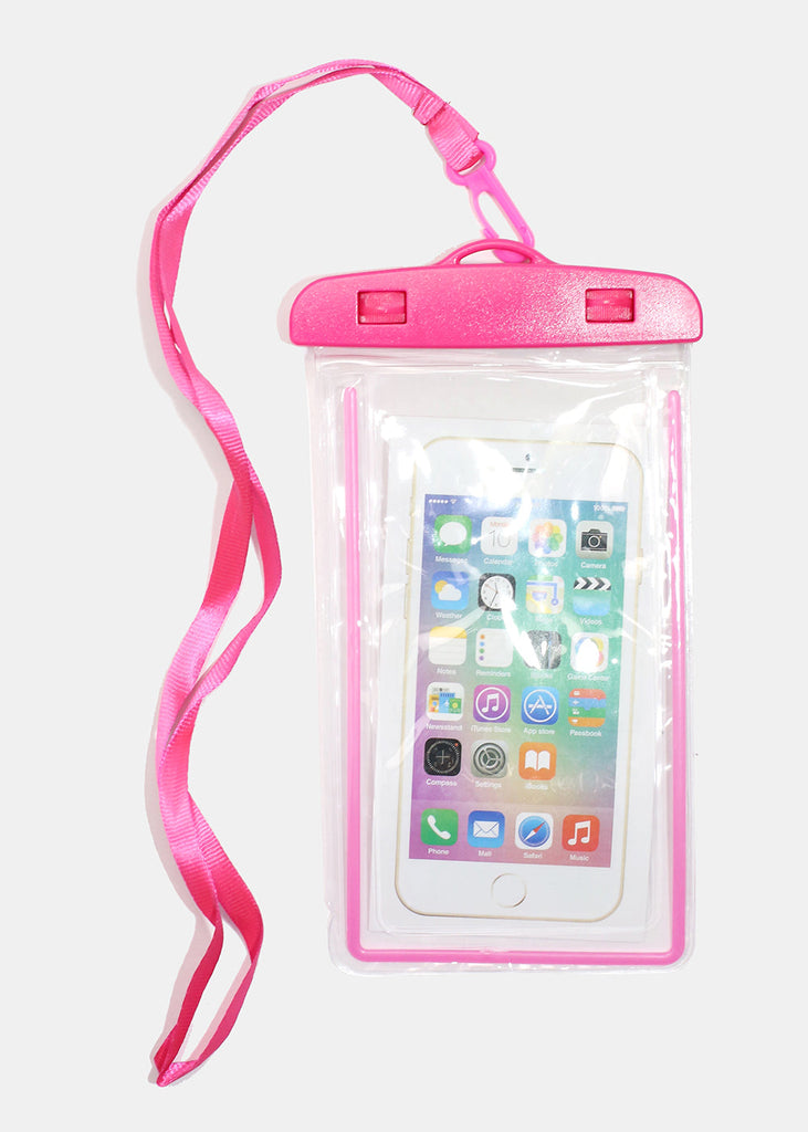 Waterproof Phone Pouch Pink ACCESSORIES - Shop Miss A