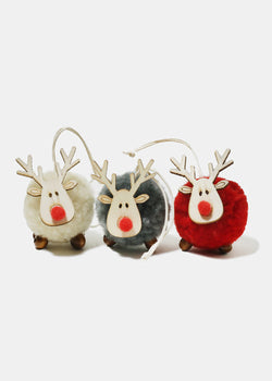 Fluffy Reindeer Ornament  LIFE - Shop Miss A