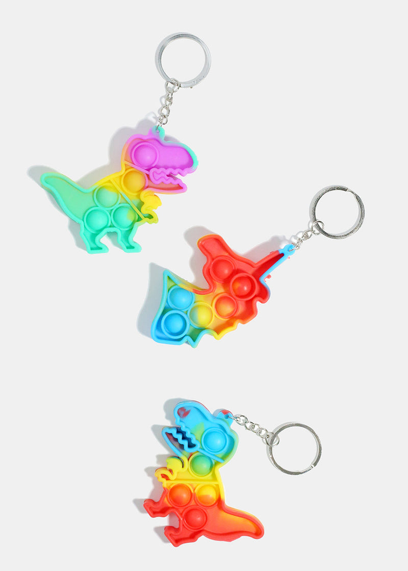 Rainbow Color Push Pop Keychain Fidget  ACCESSORIES - Shop Miss A