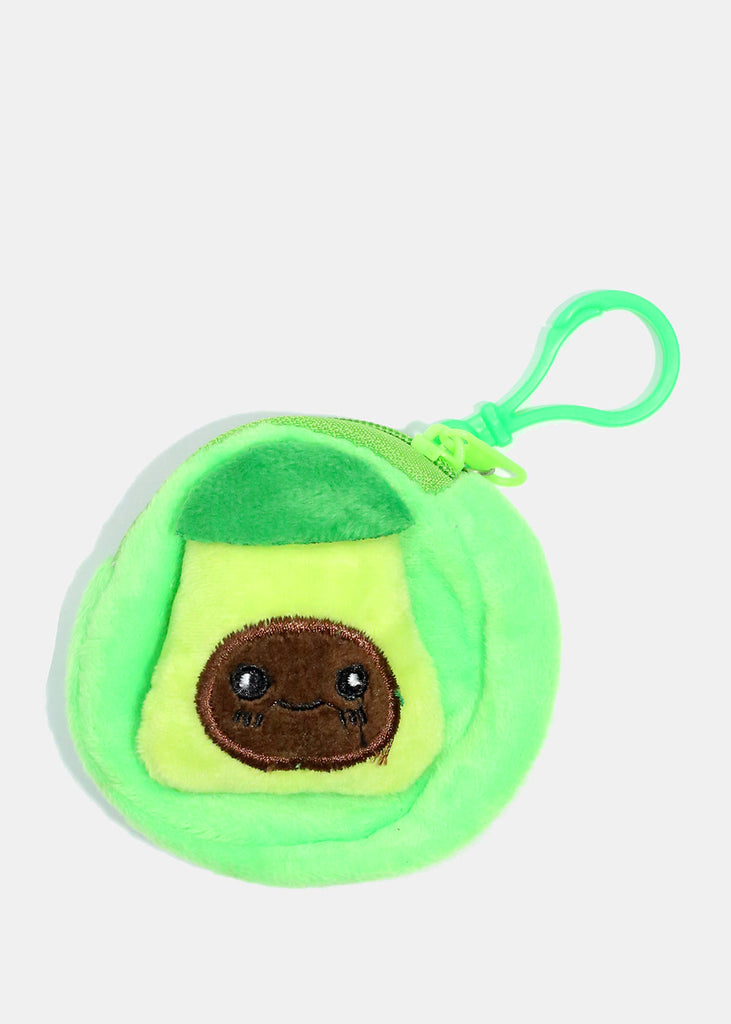 Cute Fruits & Vegetables Coin Pouch Avocado ACCESSORIES - Shop Miss A