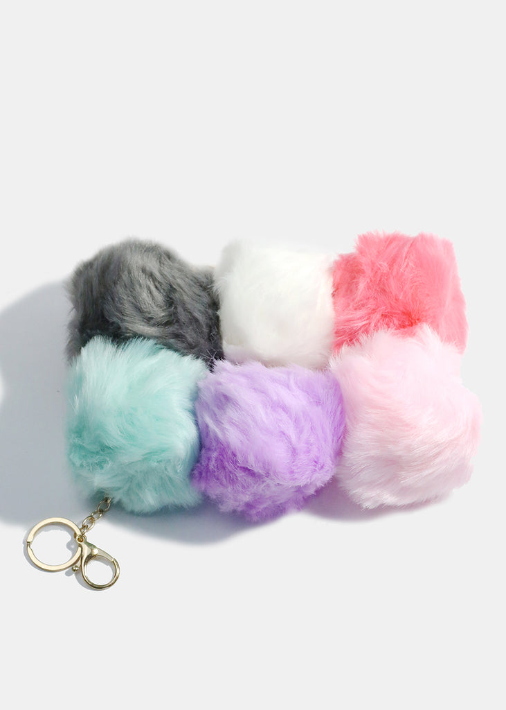 Fuzzy Pom Keychain  ACCESSORIES - Shop Miss A