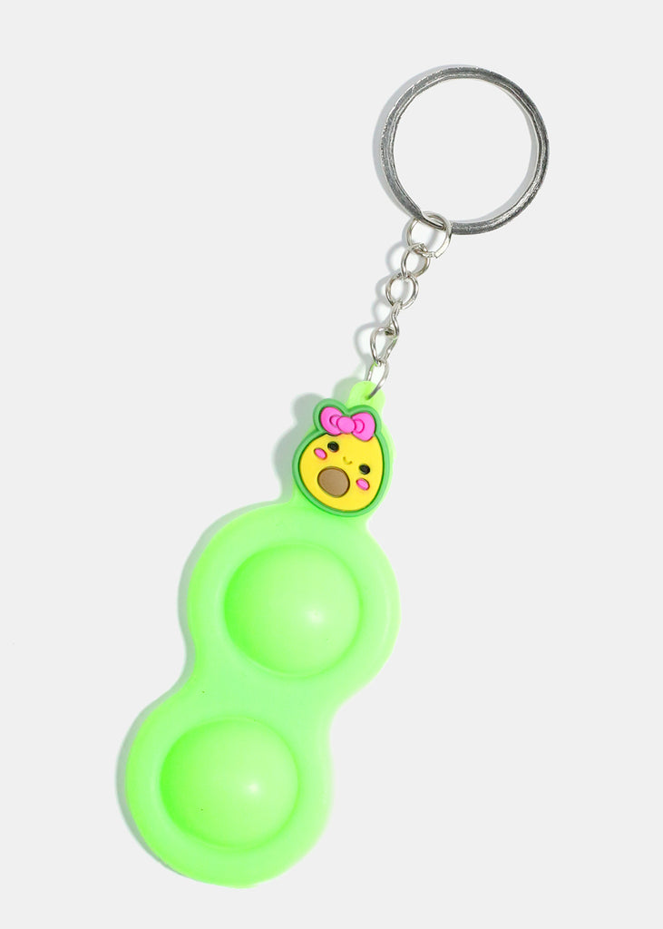 Mini Avocado Push Pop Keychain Fidget Green ACCESSORIES - Shop Miss A
