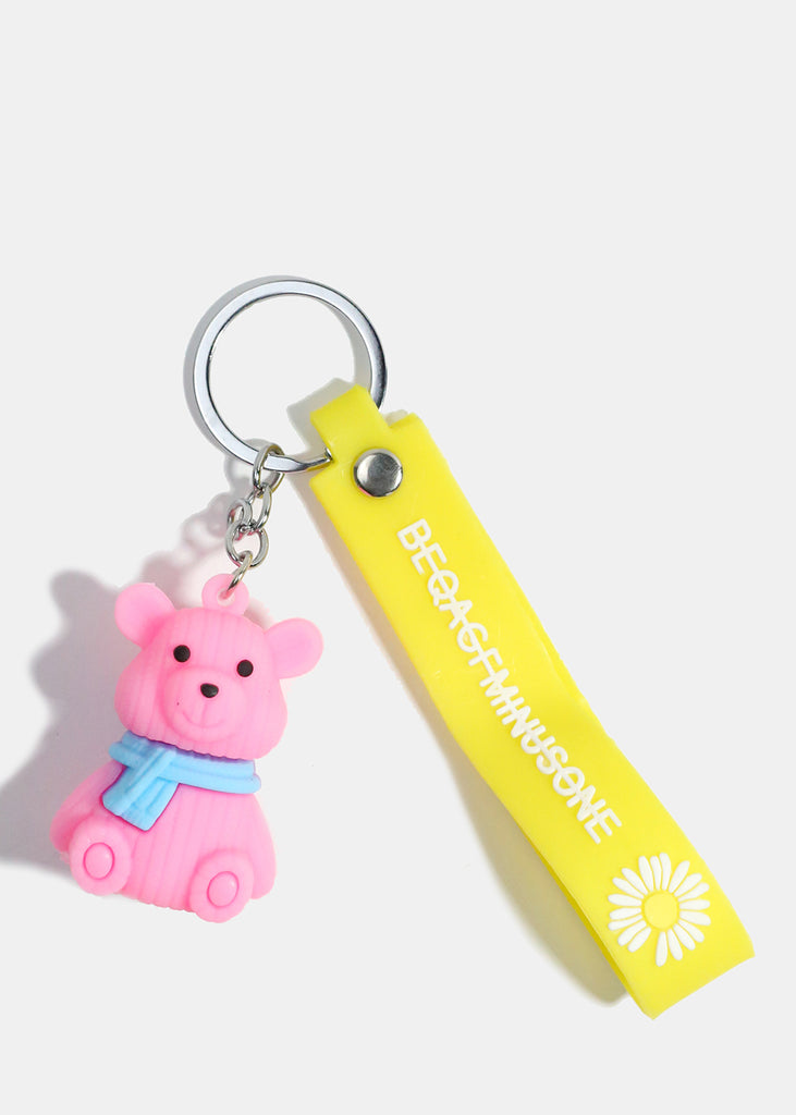Bear Wristband Keychain Yellow ACCESSORIES - Shop Miss A