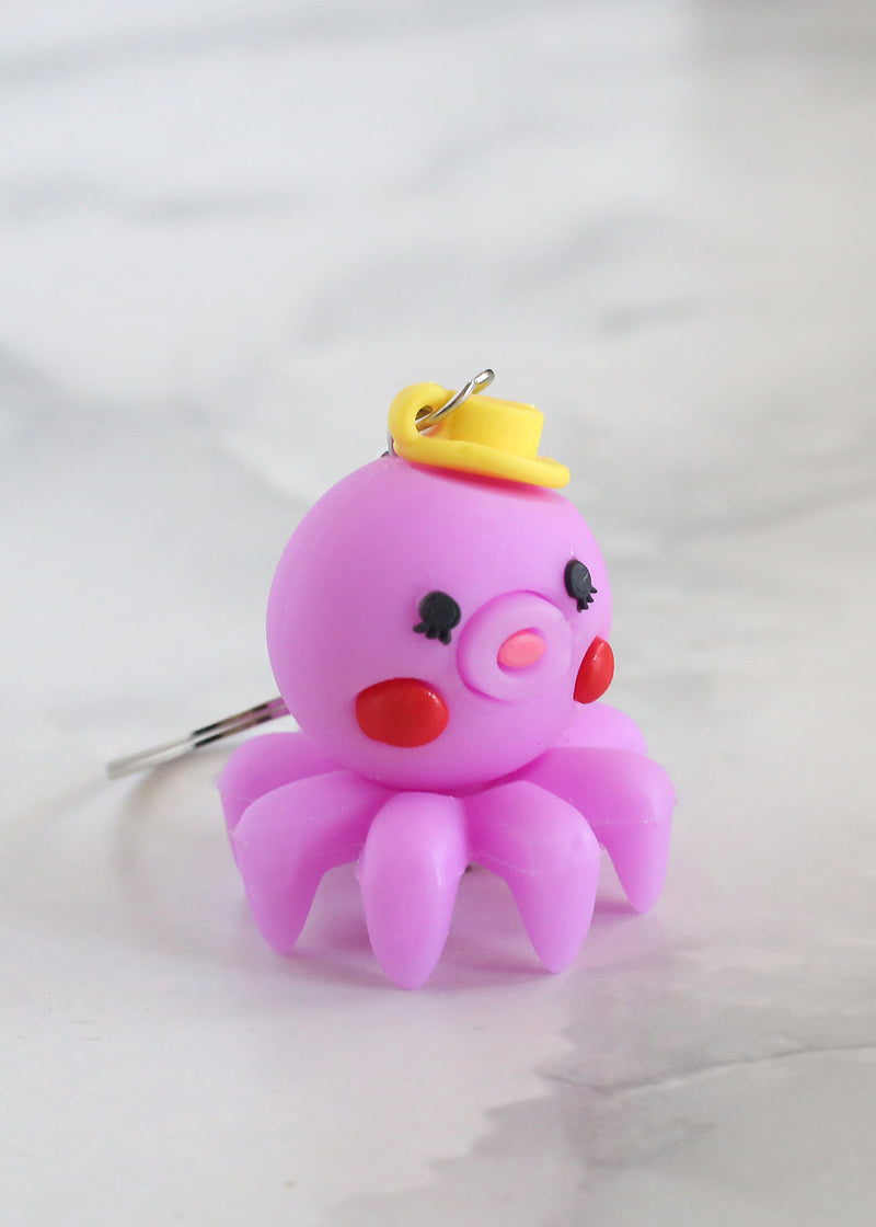 Cute Octopus Keychain Purple ACCESSORIES - Shop Miss A