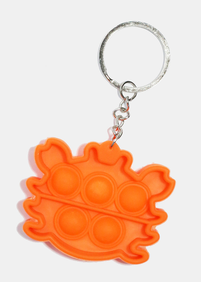 Cute Crab Push Pop KeyChain Orange ACCESSORIES - Shop Miss A
