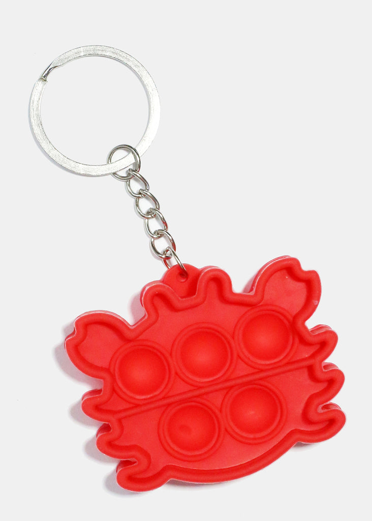 Cute Crab Push Pop KeyChain Red ACCESSORIES - Shop Miss A