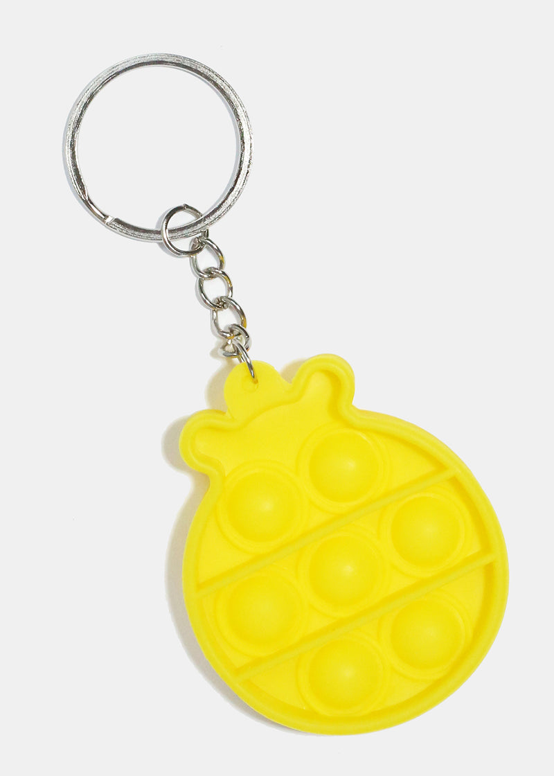Color Ladybug Push Pop Keychain Yellow ACCESSORIES - Shop Miss A