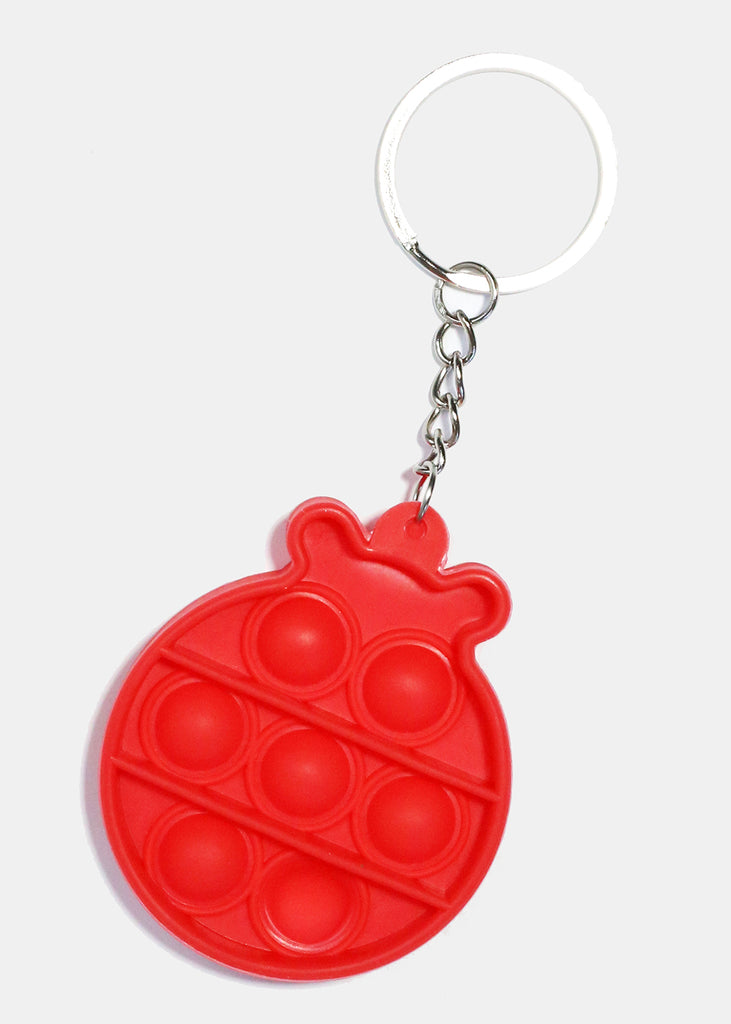 Color Ladybug Push Pop Keychain Red ACCESSORIES - Shop Miss A
