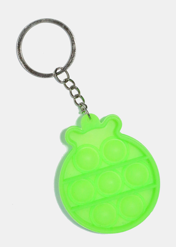 Color Ladybug Push Pop Keychain Green ACCESSORIES - Shop Miss A