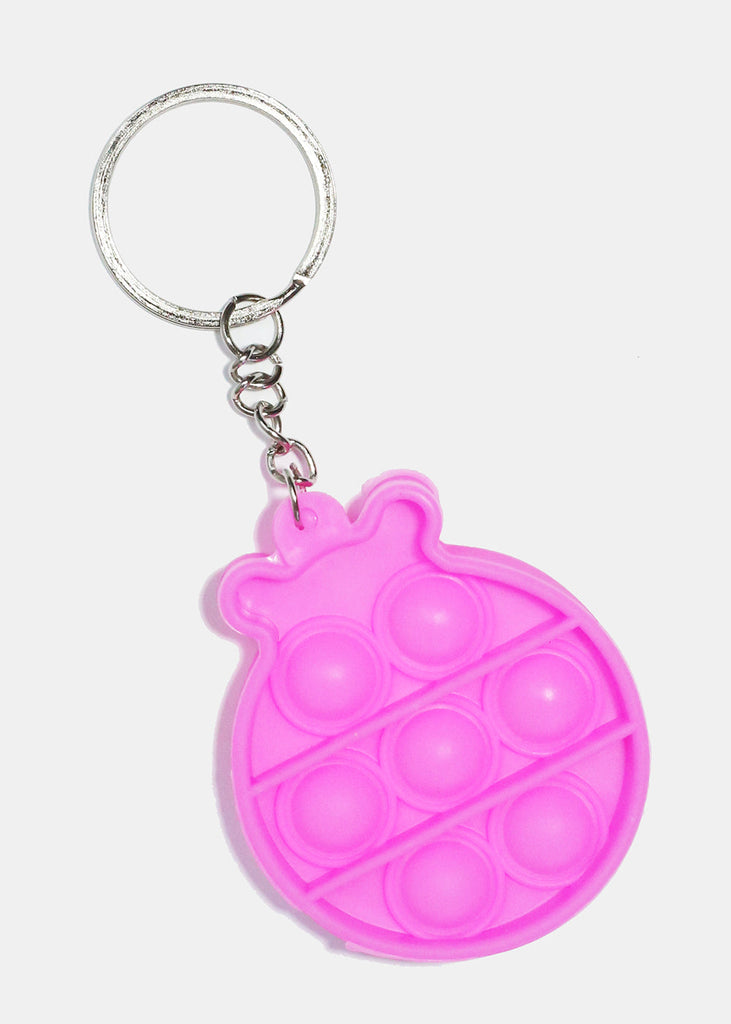 Color Ladybug Push Pop Keychain Pink ACCESSORIES - Shop Miss A