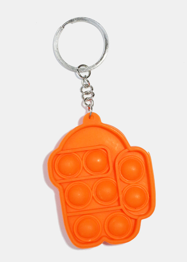 Color Robot Push Pop Keychain Fidget Orange ACCESSORIES - Shop Miss A