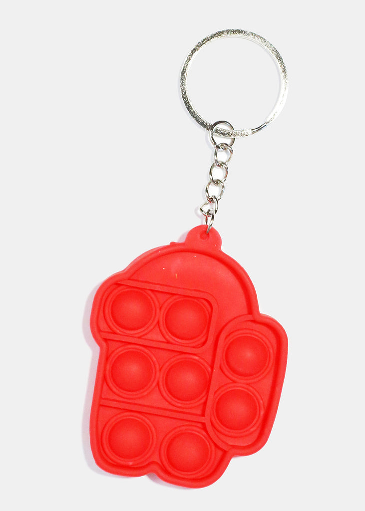 Color Robot Push Pop Keychain Fidget Red ACCESSORIES - Shop Miss A