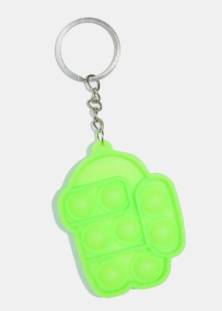 Color Robot Push Pop Keychain Fidget Green ACCESSORIES - Shop Miss A