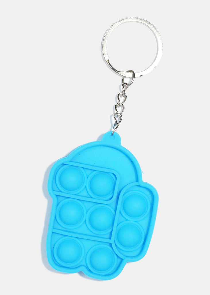 Color Robot Push Pop Keychain Fidget Blue ACCESSORIES - Shop Miss A