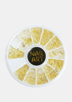 Multi Design Gold Nail Art  NAILS - Shop Miss A
