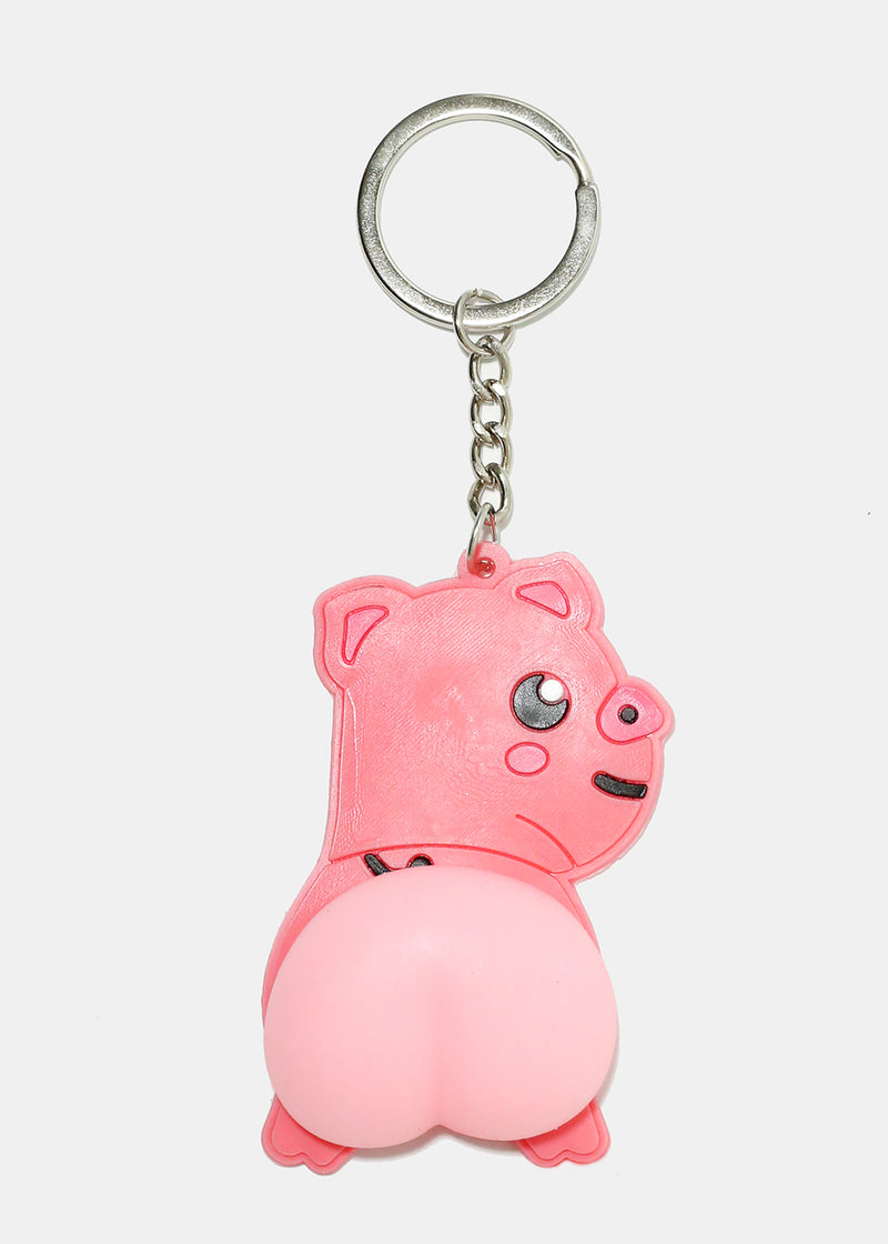 Squishy Animal Keychain Pig ACCESSORIES - Shop Miss A