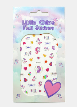 Unicorn Nail Art Sticker Sheet Style #1 NAILS - Shop Miss A