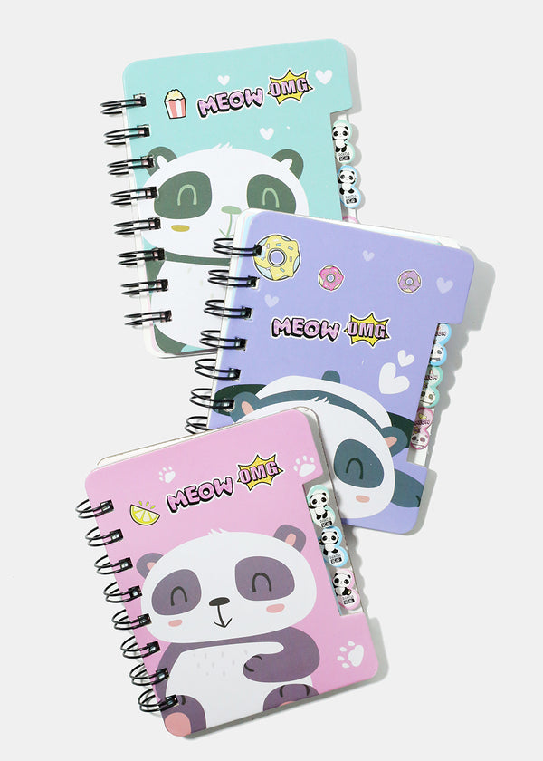 Cute Panda Notebook  ACCESSORIES - Shop Miss A