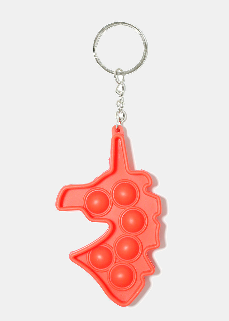 Unicorn Push Pop Keychain Red ACCESSORIES - Shop Miss A