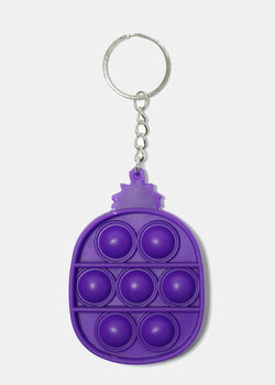 Pineapple Push Pop Keychain Purple ACCESSORIES - Shop Miss A