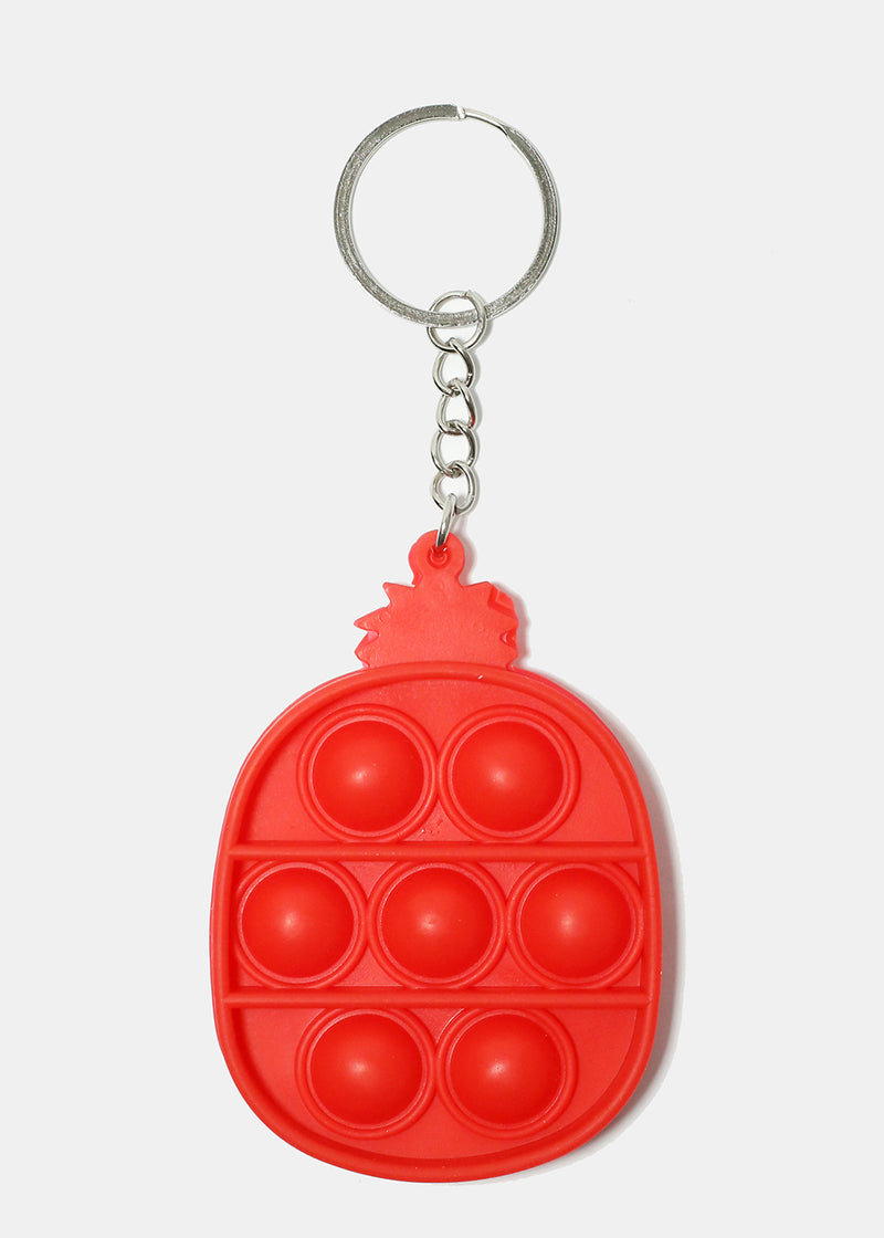 Pineapple Push Pop Keychain Red ACCESSORIES - Shop Miss A