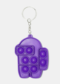 Robot Push Pop Keychain Purple ACCESSORIES - Shop Miss A