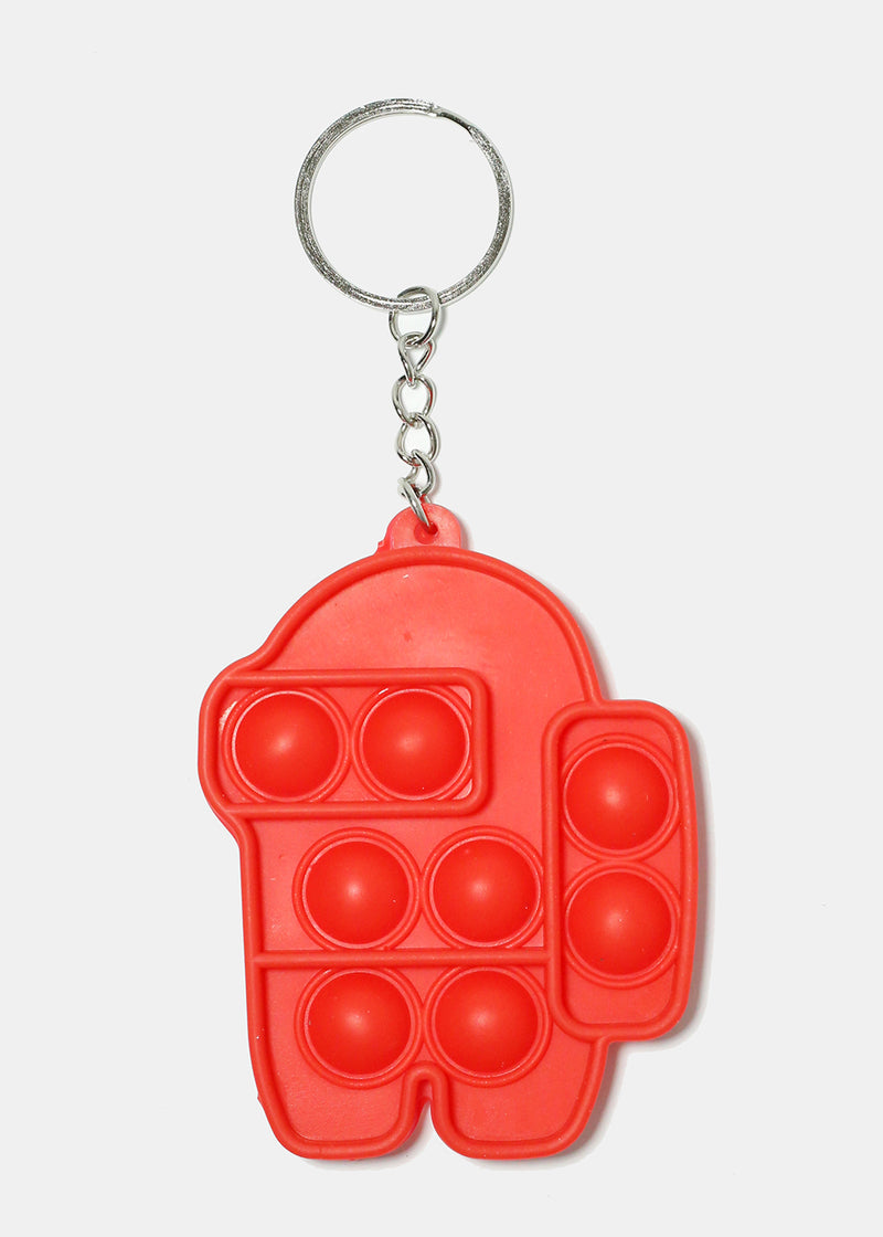 Robot Push Pop Keychain Red ACCESSORIES - Shop Miss A