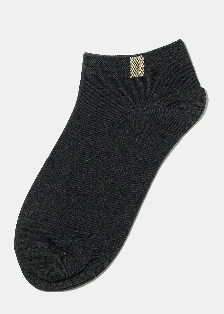 Solid Low Cut Socks Black ACCESSORIES - Shop Miss A
