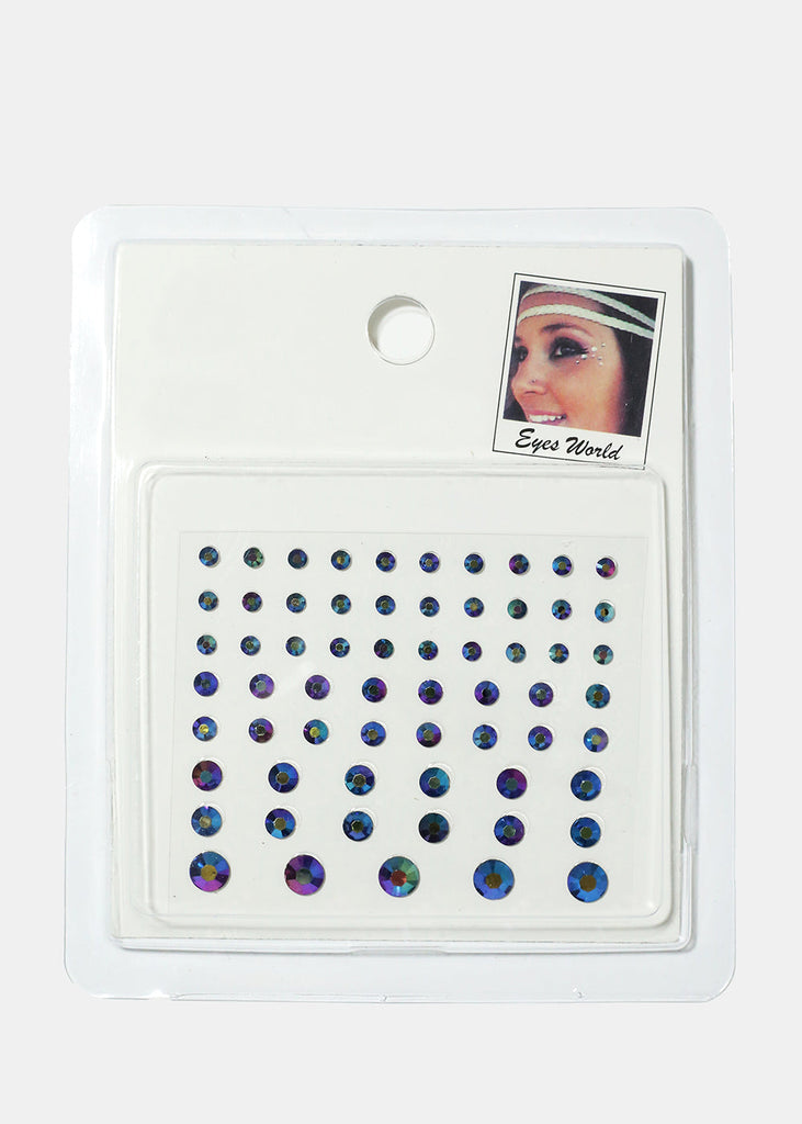 Holographic Face Gem Stickers Multi ACCESSORIES - Shop Miss A