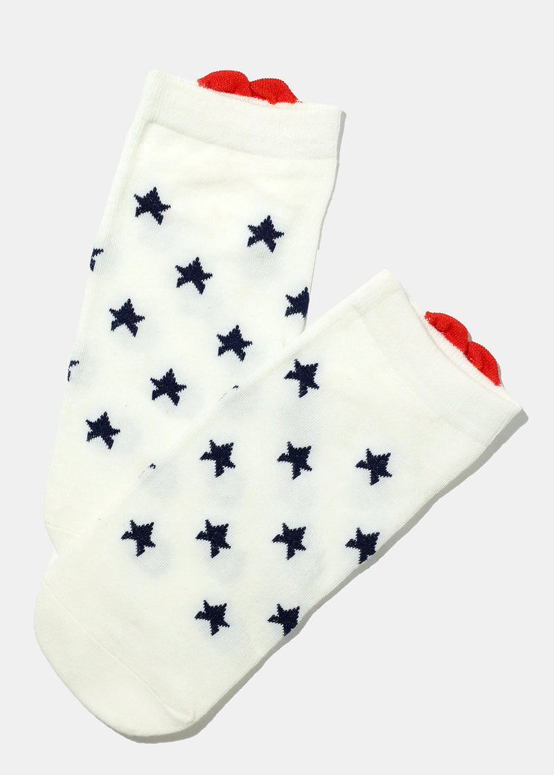 Multi Design Low Cut Socks Stars ACCESSORIES - Shop Miss A