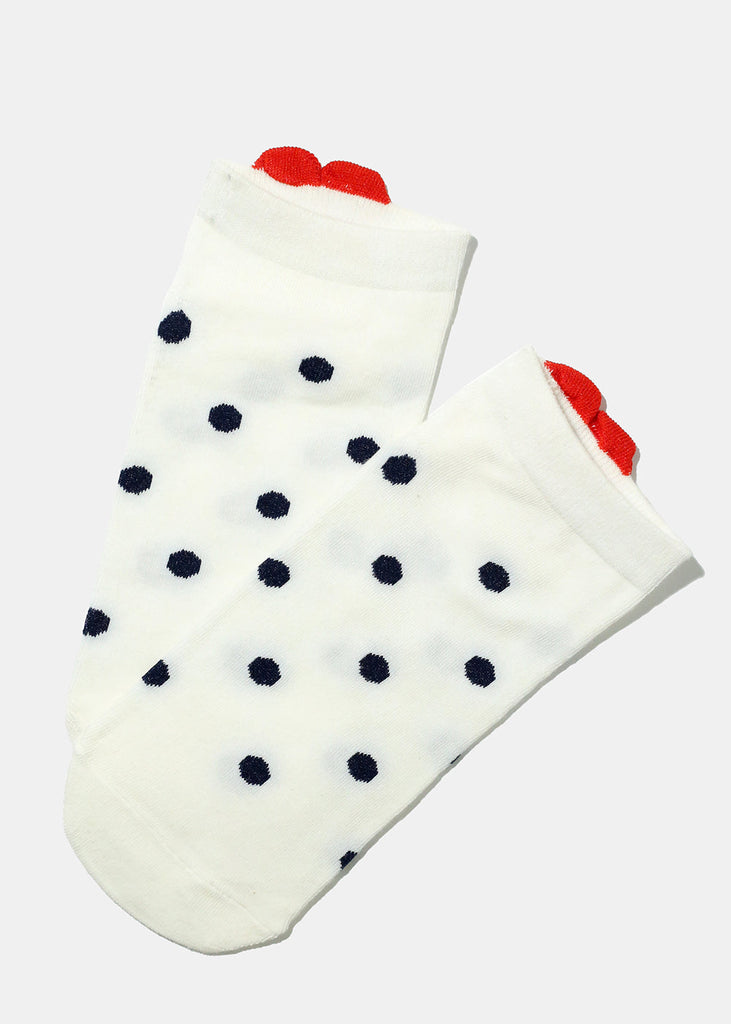 Multi Design Low Cut Socks Polka dot ACCESSORIES - Shop Miss A