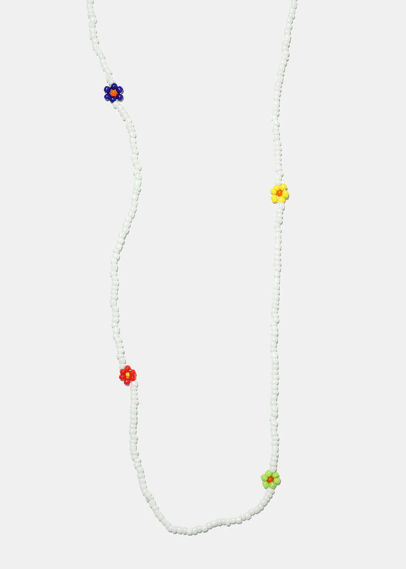 Colorful Bead Waist Chain White ACCESSORIES - Shop Miss A