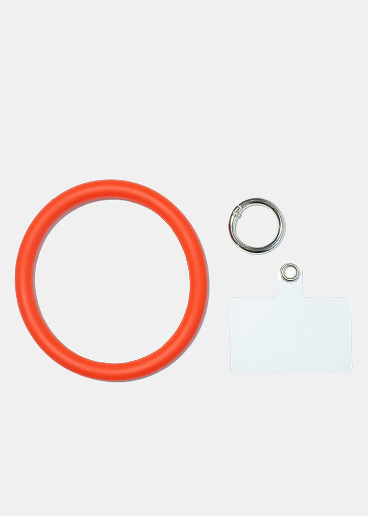 Phone Holder Bracelet Keychain Red ACCESSORIES - Shop Miss A
