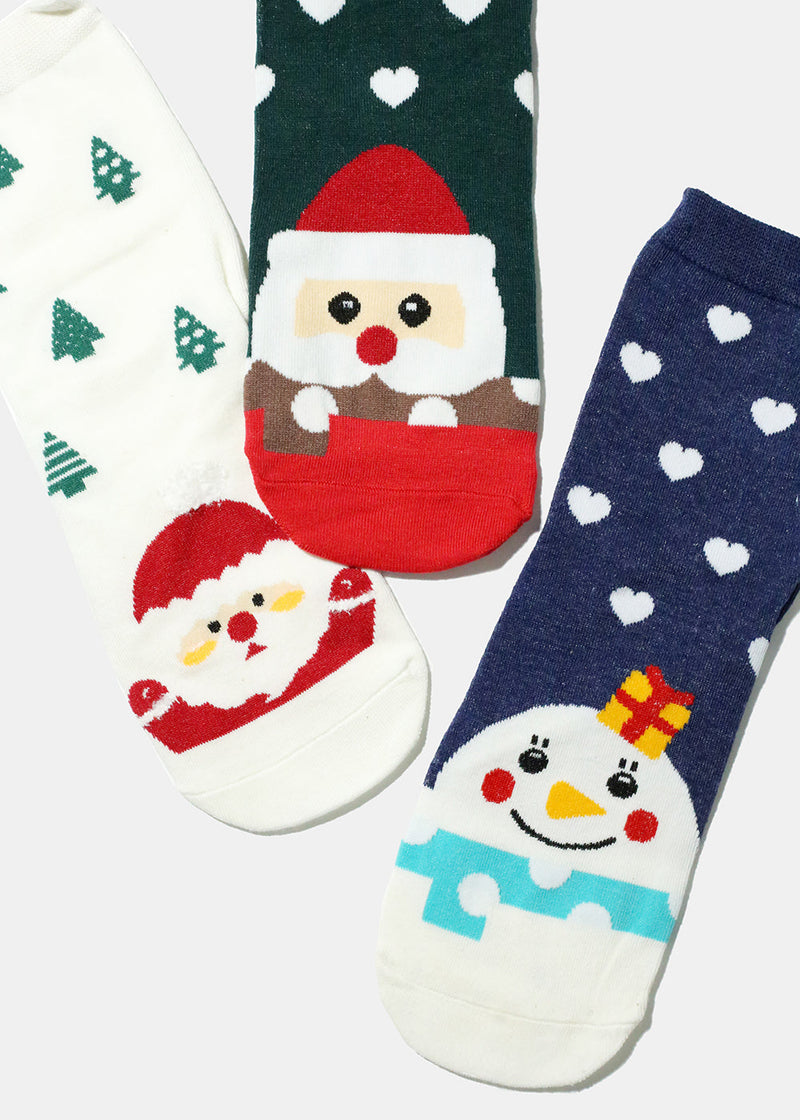 Christmas Socks with Hearts  ACCESSORIES - Shop Miss A