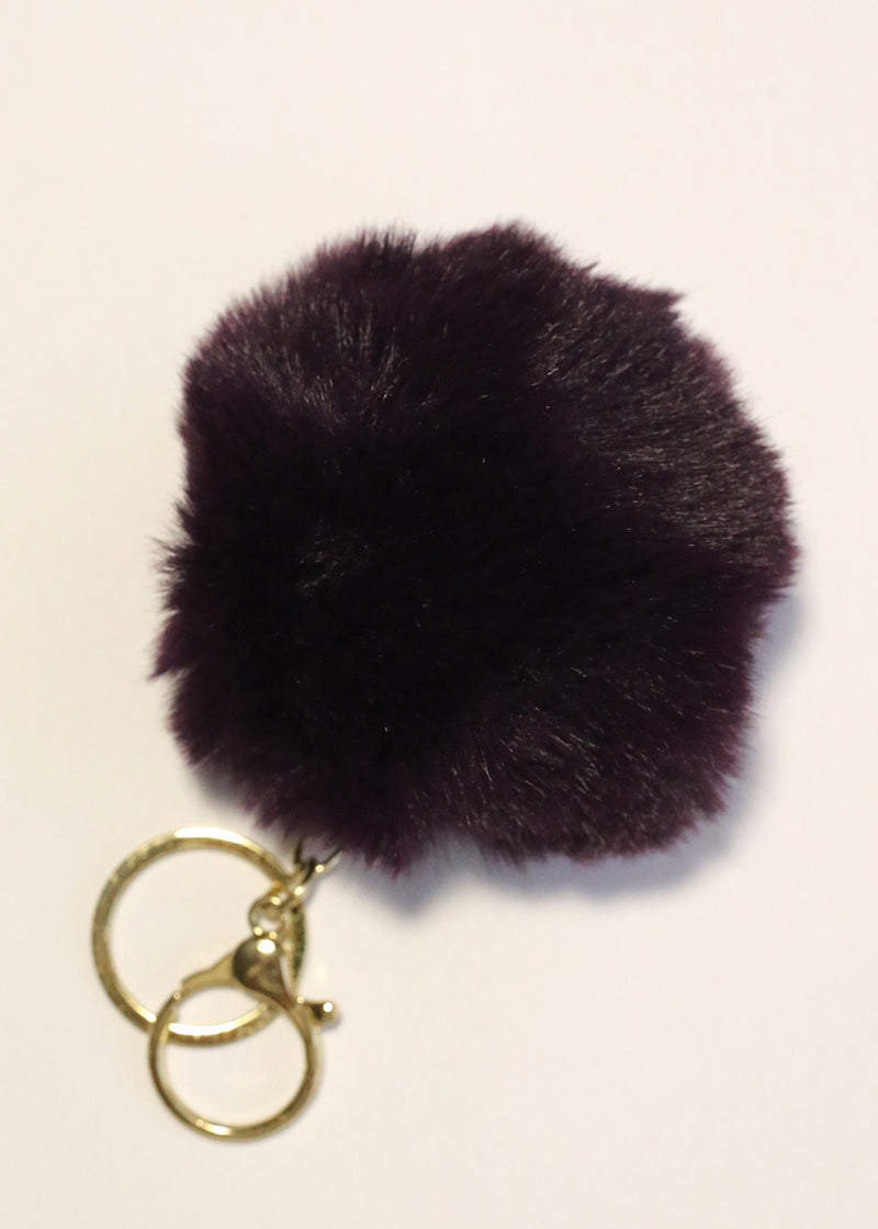Pom Pom Keychains Purple ACCESSORIES - Shop Miss A