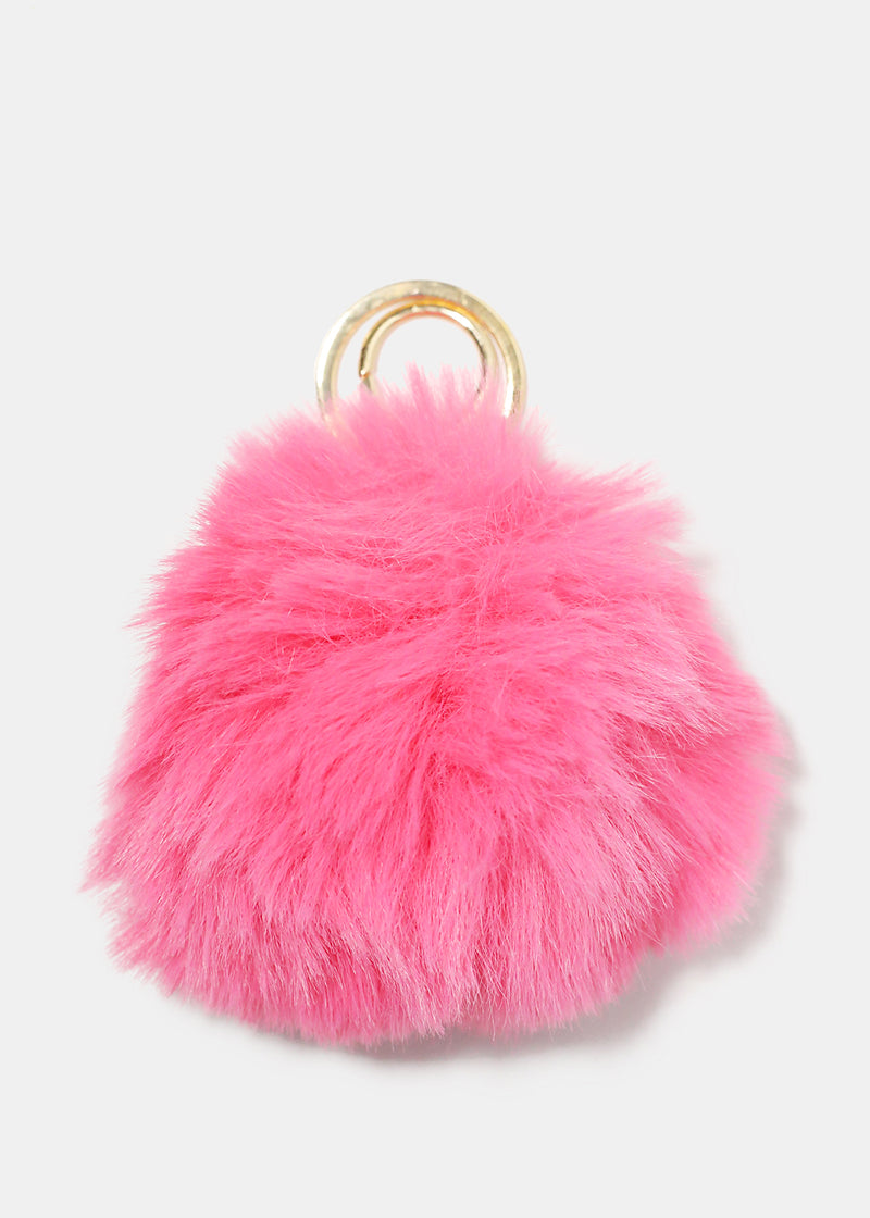 Pom Pom Keychain Pink ACCESSORIES - Shop Miss A