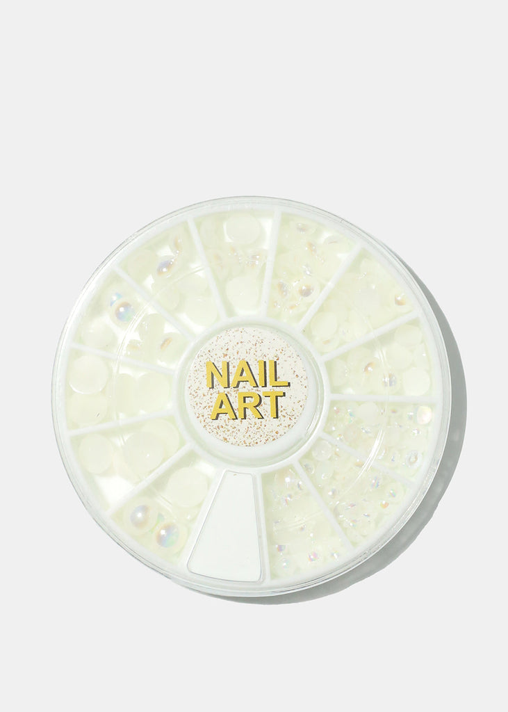 Pearl Nail Art Stones Cream NAILS - Shop Miss A