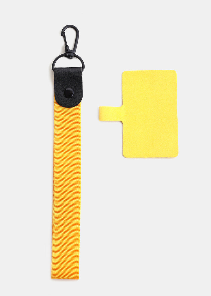 Phone Wristlet Strap Yellow ACCESSORIES - Shop Miss A