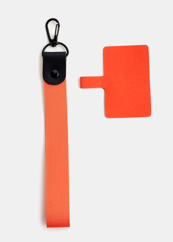 Phone Wristlet Strap Orange ACCESSORIES - Shop Miss A