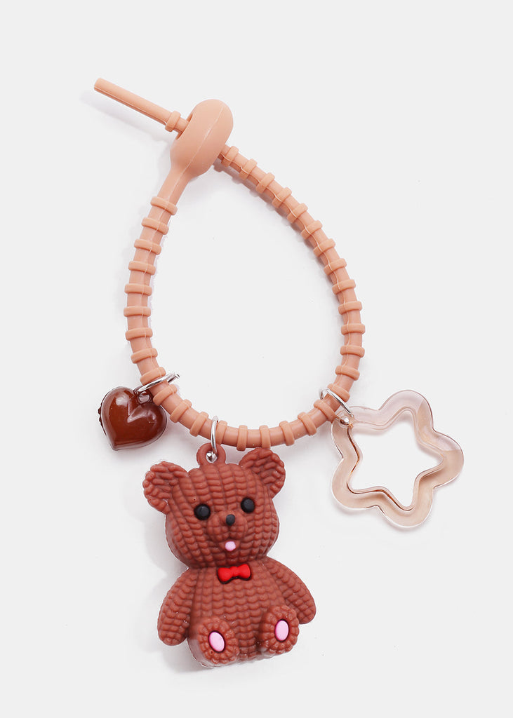 Bear Key Chain Brown ACCESSORIES - Shop Miss A