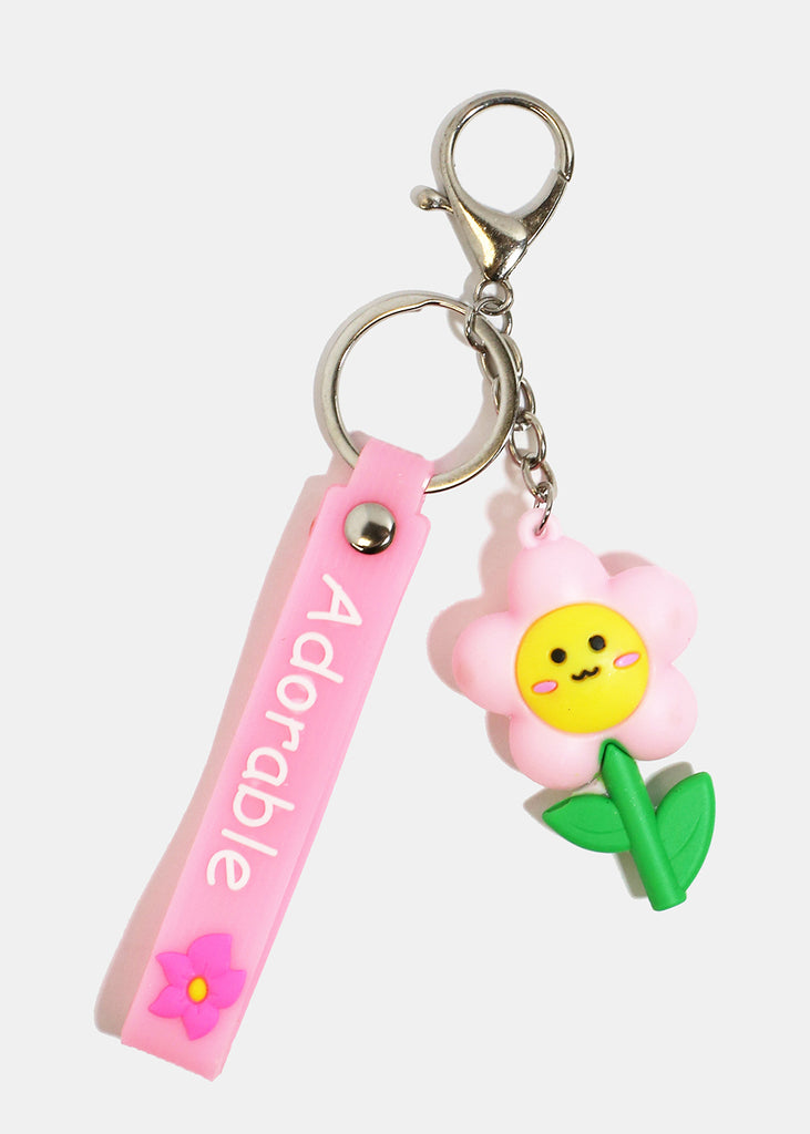 Spring Flower Keychain Pink ACCESSORIES - Shop Miss A