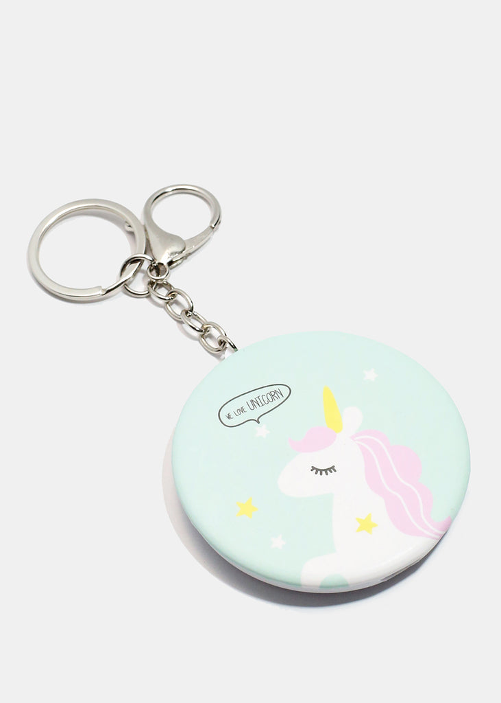 Unicorn Keychain Mirror Mint ACCESSORIES - Shop Miss A