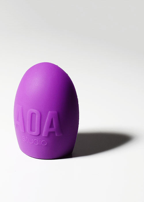 AOA Brush Cleaning Egg - Purple  COSMETICS - Shop Miss A