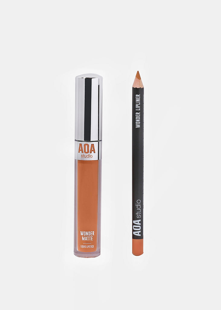 AOA Wonder Matte Liquid Lipstick - Nude  COSMETICS - Shop Miss A